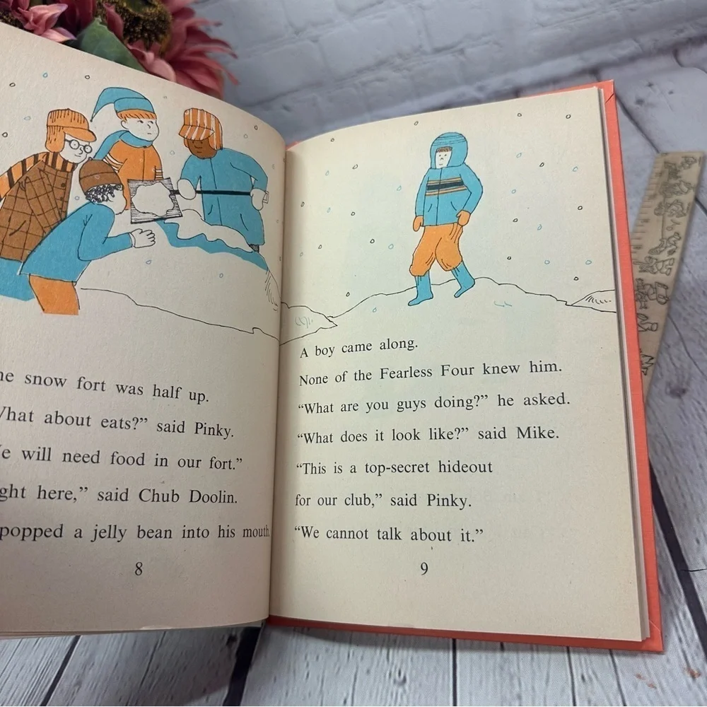 vintage 1970 Binky Brothers and the Fearless Four hardcover children's Book